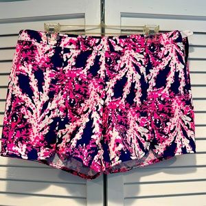 Lilly Pulitzer Coral Shorts